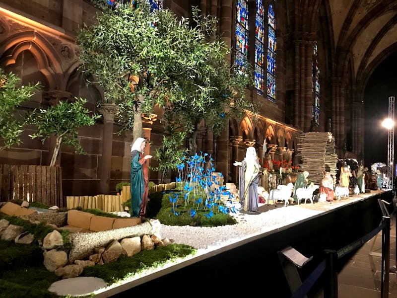 Krippenspiele und christliche Darstellungen in der Strassburger Kathedrale - ©Dr. Michael Krause
