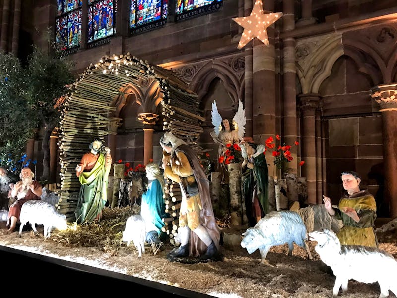 Krippenspiele und christliche Darstellungen in der Strassburger Kathedrale - ©Dr. Michael Krause