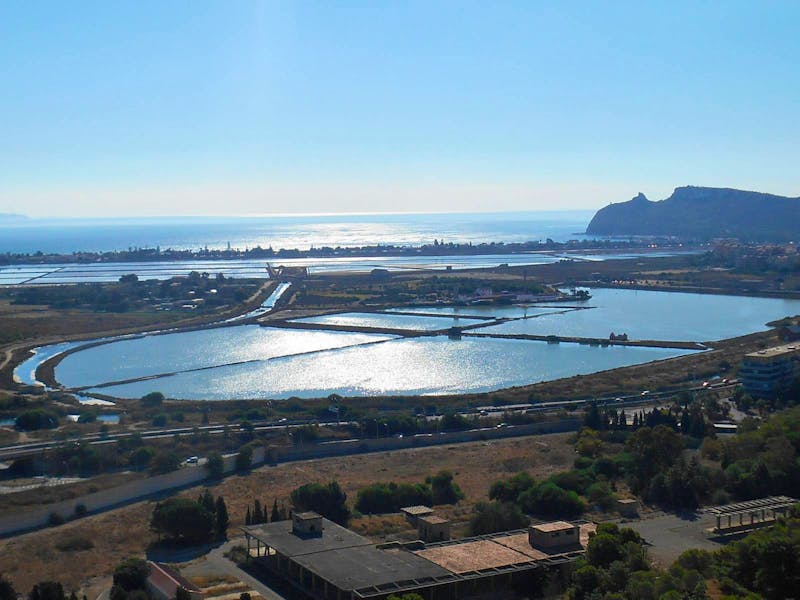 Cagliari - Blick zu den Salinen vom Monte Urpino - ©Katrin Deutschbein