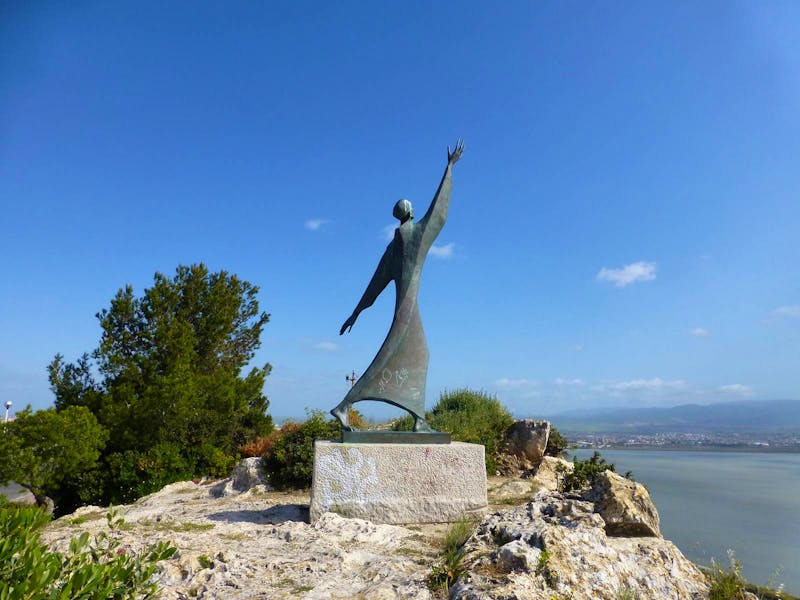 Cagliari - Franz von Assisi Statue auf Monte Urbino - ©Claudia Bernhardt