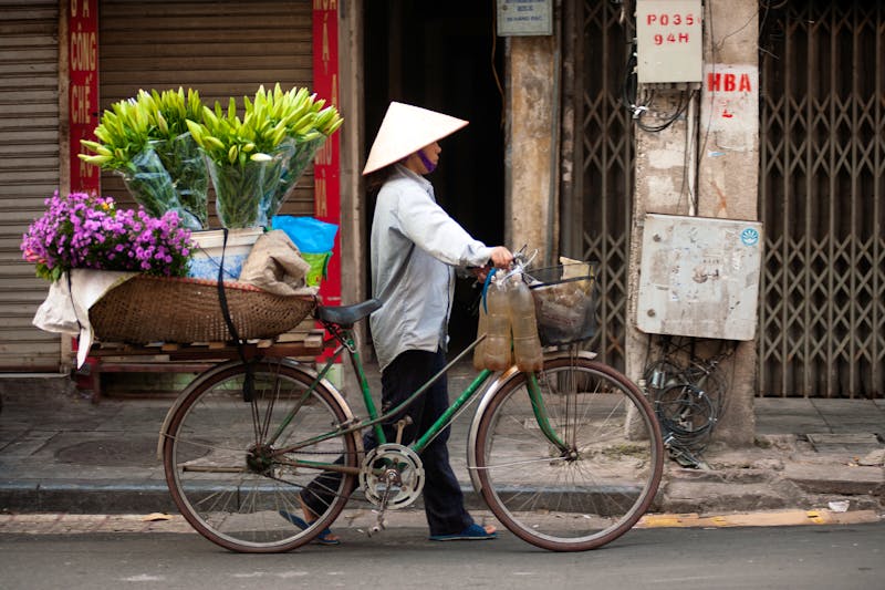 Auf der Blumenstraße in Hanoi - ©topten22photo - stock.adobe.com