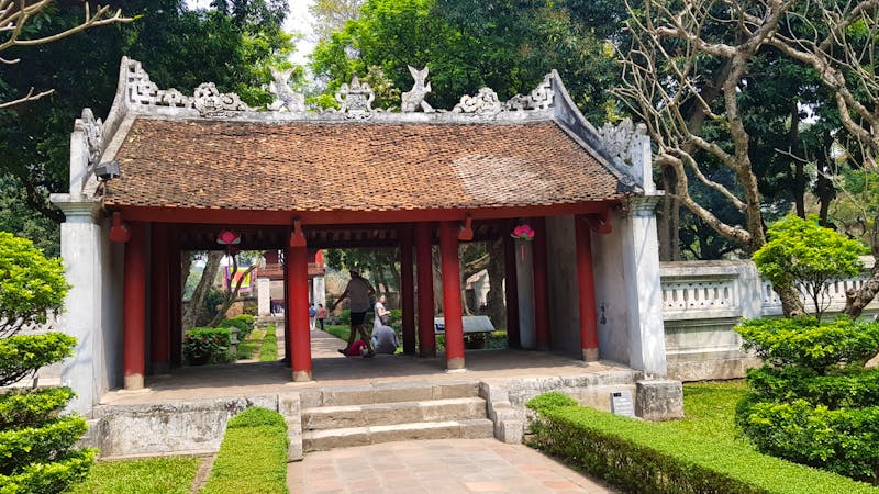 Auf dem Gelände des Literaturtempels in Hanoi - ©Ksenia Parfenova