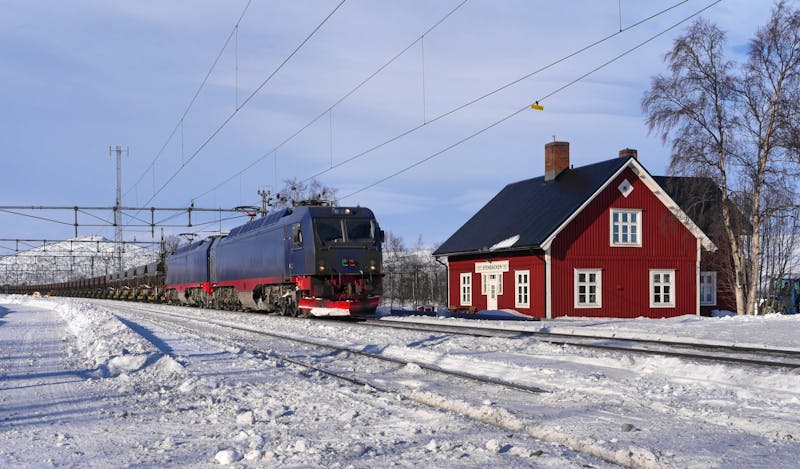 Erzeisenbahn in Kiruna - ©Dagmar Richardt - stock.adobe.com