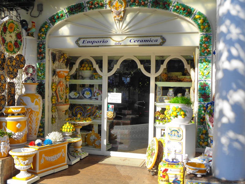 Positano und seine Keramik - ©Martina Häselbarth