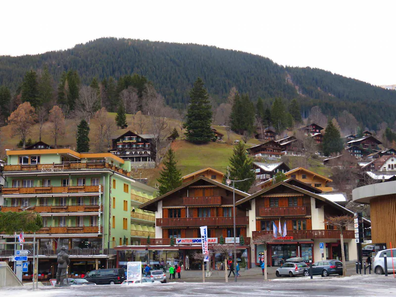 Grindelwald - Kein Schnee im Wintersportort - &copy;Annette Weise