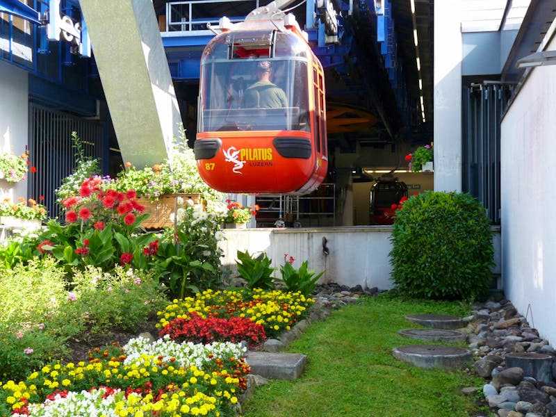 Talstation der Pilatus-Bahn in Kriens - ©Katrin Deutschbein