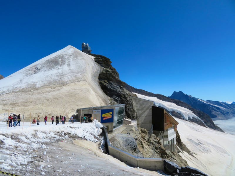 Ausfug zum Jungfraujoch -Plateau - Blick zur Sphinx - ©Annette Weise