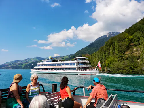 Thunersee, Schifffahrt &ndash; &copy; Gisela Gerlach