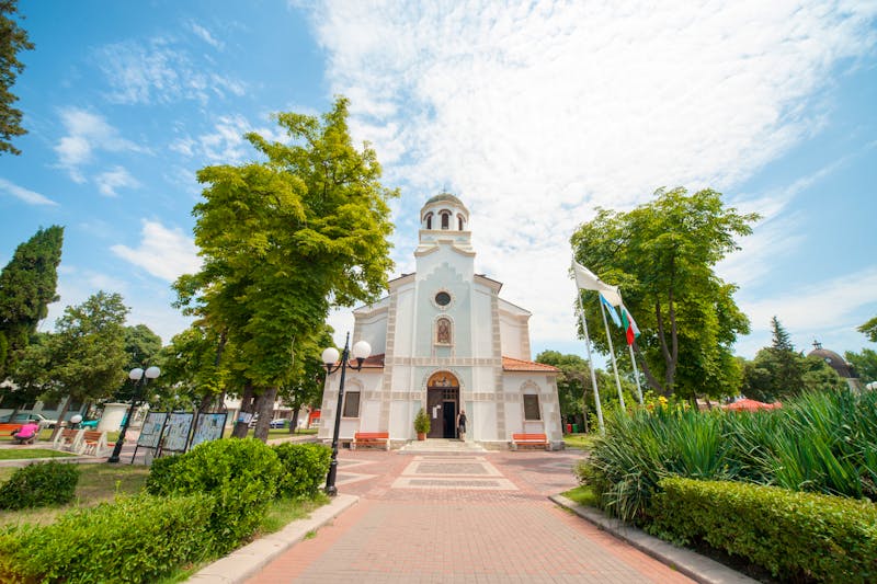 Stadtzentrum Pomorie, Bulgarien - ©©xpp495 - stock.adobe.com
