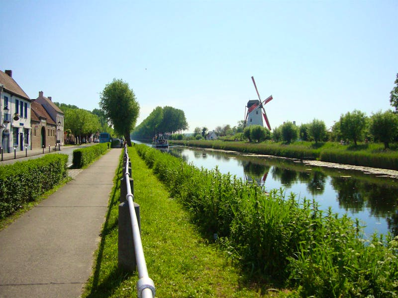 Gracht Damme, Belgien - ©Harald Kühne