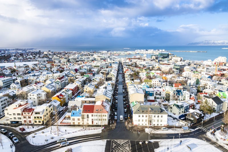 Blick auf Reykjavik von der Hallgrimskirche - ©serg_did - stock.adobe.com