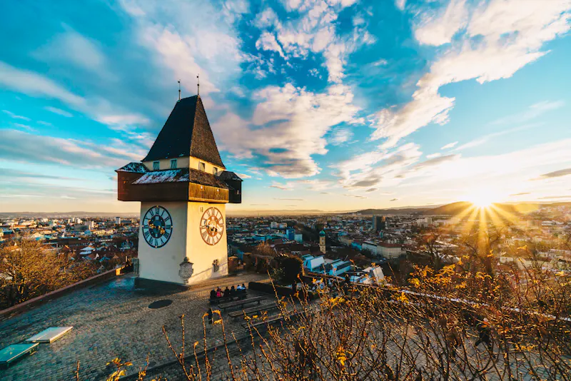 Uhrturm auf dem Schlossberg in Graz - Steiermark - &copy;©Calin Stan - stock.adobe.com