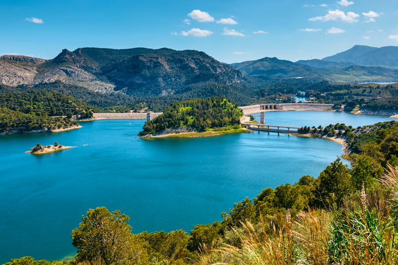 Stauseen im El Chorro Naturpark in Andalusien - ©©dziewul - stock.adobe.com