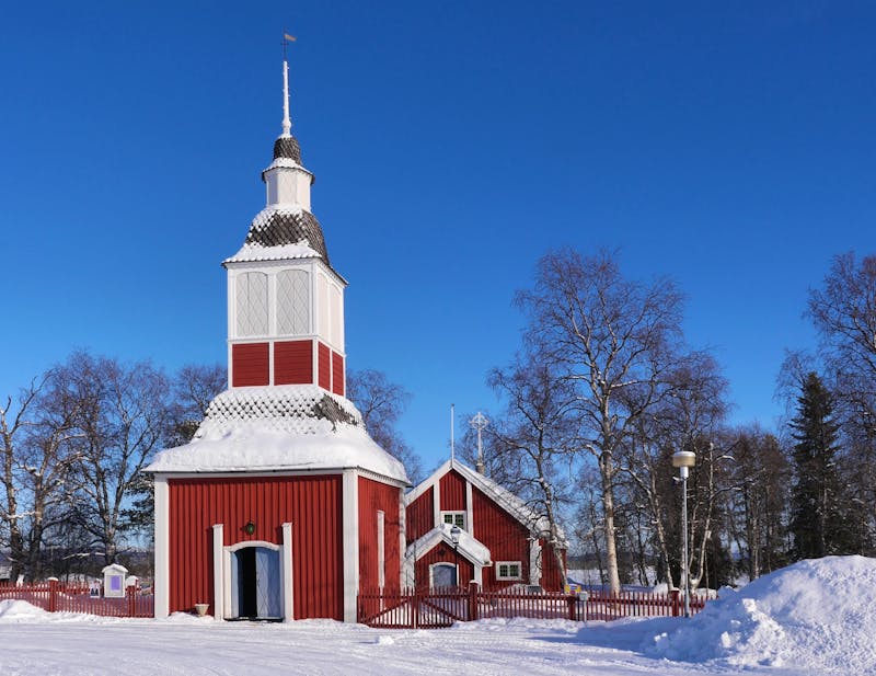 Kirche in Jukkasjärvi - ©©Dagmar Richardt - stock.adobe.com