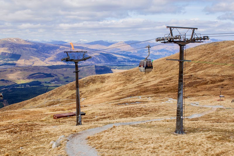 Kabinenseilbahn zum Aonach Mor in der Ben Nevis Range - ©©ksokolowska - stock.adobe.com