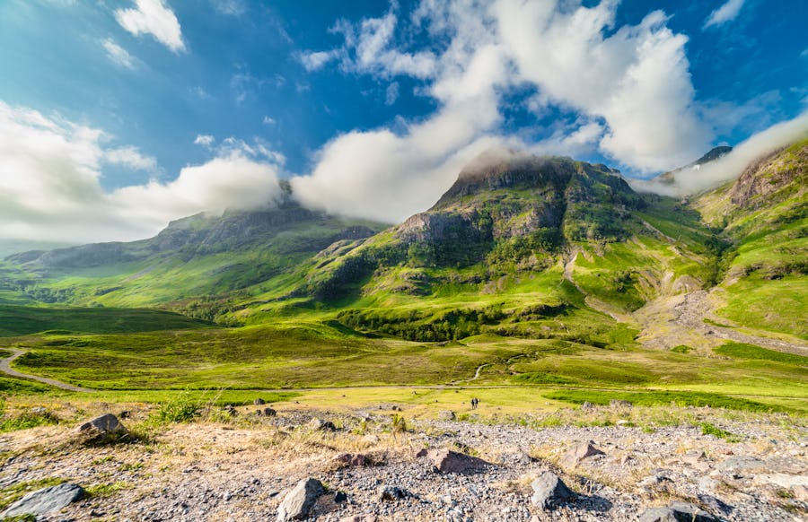 Tal von Glen Coe in den schottischen Highlands – © ©EddieCloud - stock.adobe.com