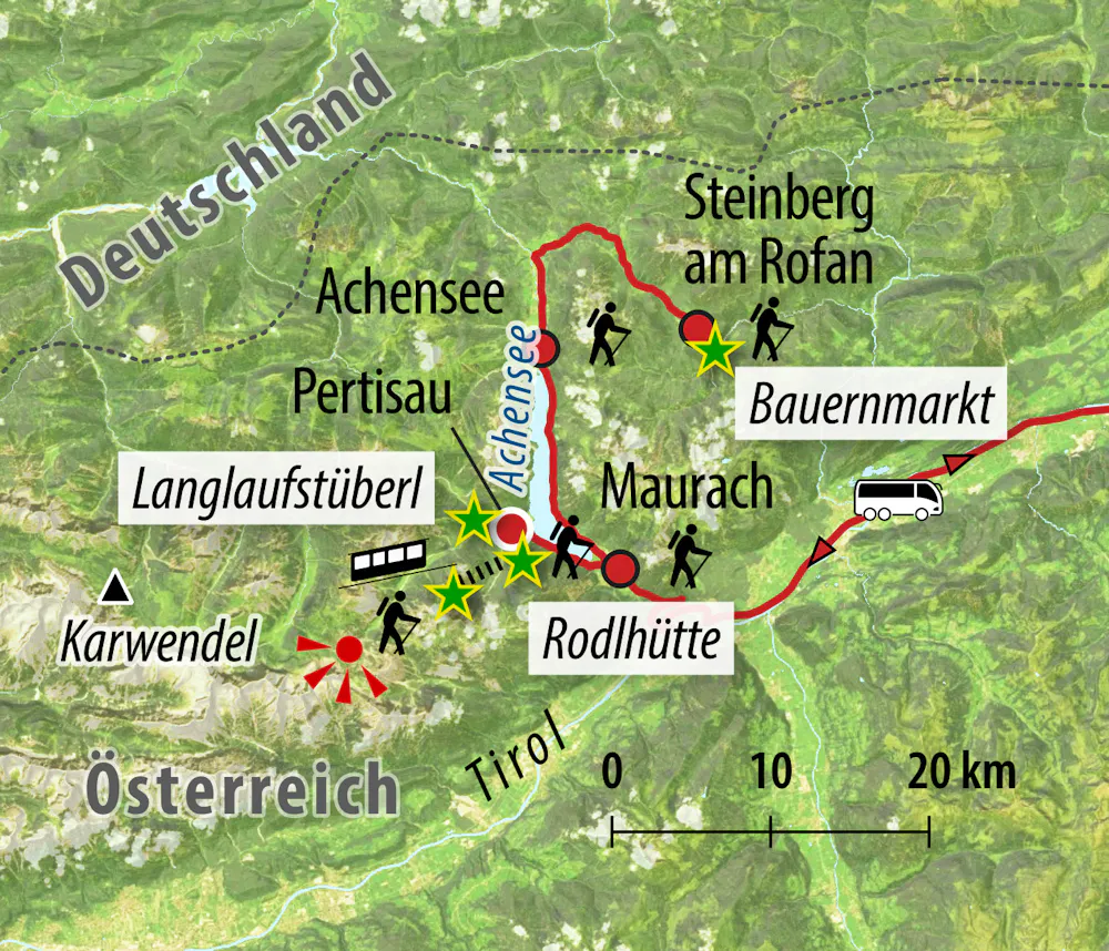 Ihre Reiseroute &ndash; &copy; Eberhardt TRAVEL