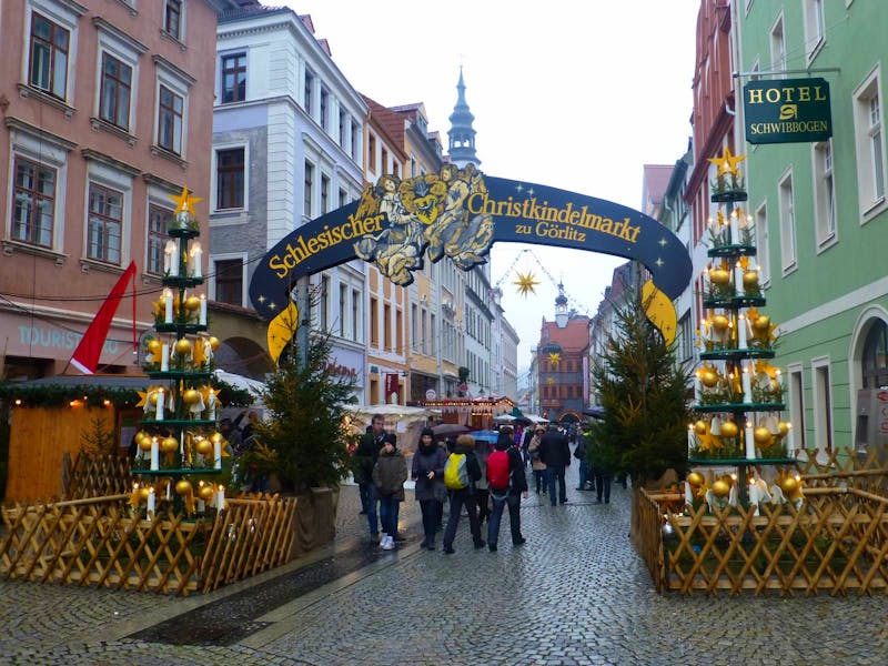 Görlitz - Eingang Schlesischer Christkindelmarkt am Obermarkt - ©Doreen Päßler
