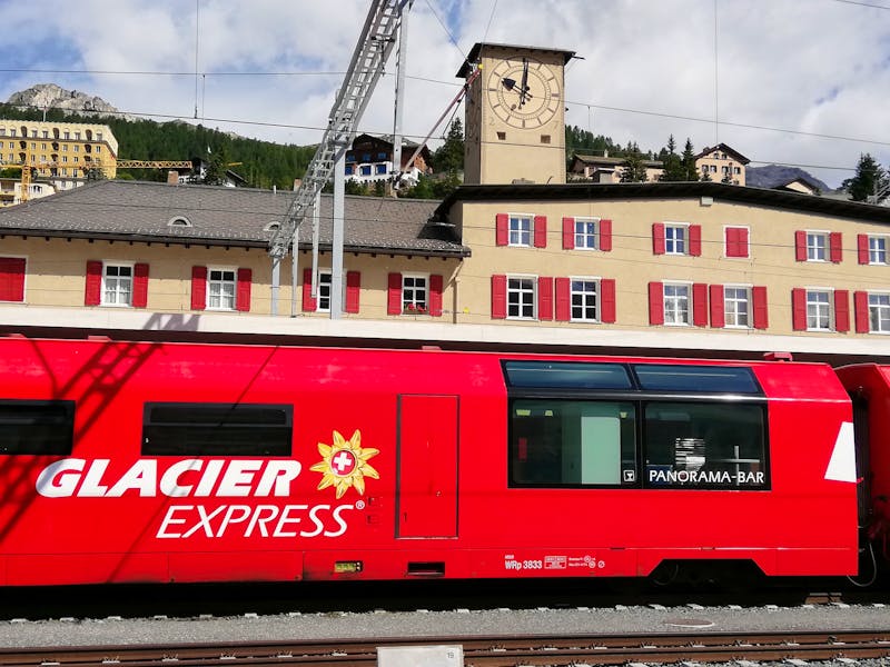 St. Moritz, Glacier-Express - ©Gisela Gerlach