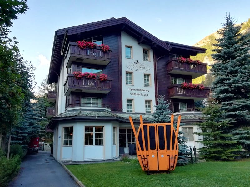Unser Hotel Mirabeau in Zermatt - ©Martina Pötschke
