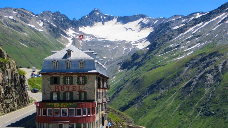 Fahrt über den Furka-Pass - Hotel Belvedere - ©Annette Weise