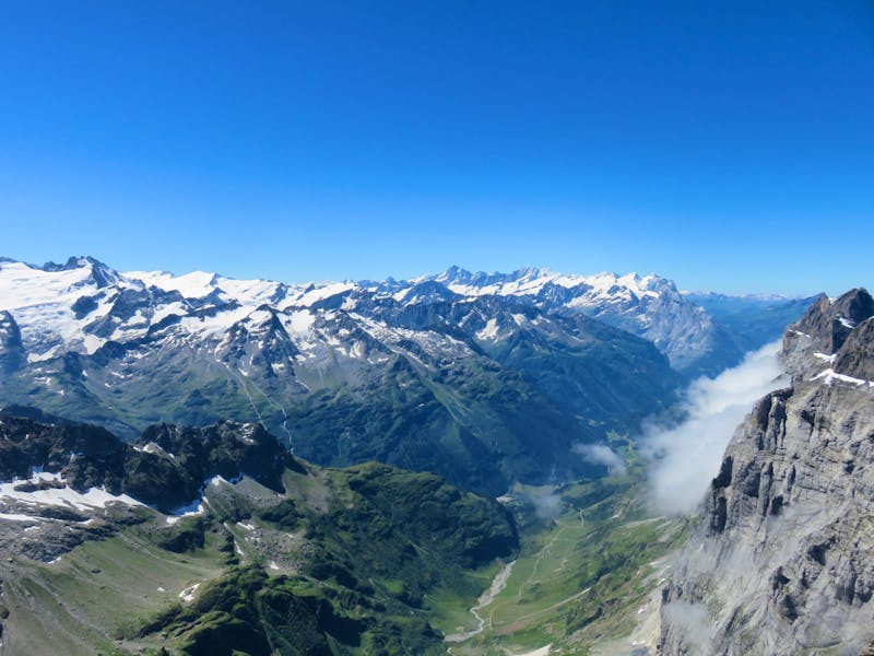 046 Engelberg - auf dem Titlis - Blick in die Berner Alpen - ©Annette Weise