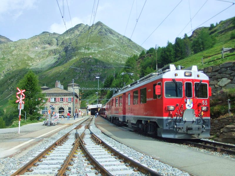 An der Station Alp Grüm - ©Martina Pötschke