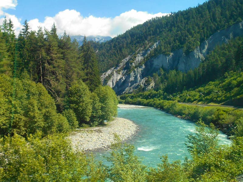 Fahrt mit dem Glacier-Express (Vorderrhein) - ©Katrin Deutschbein