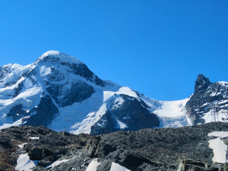 Zermatt - Ausflug auf das Kleine Matterhorn - Breithorn und Kleines Matterhorn - ©Annette Weise