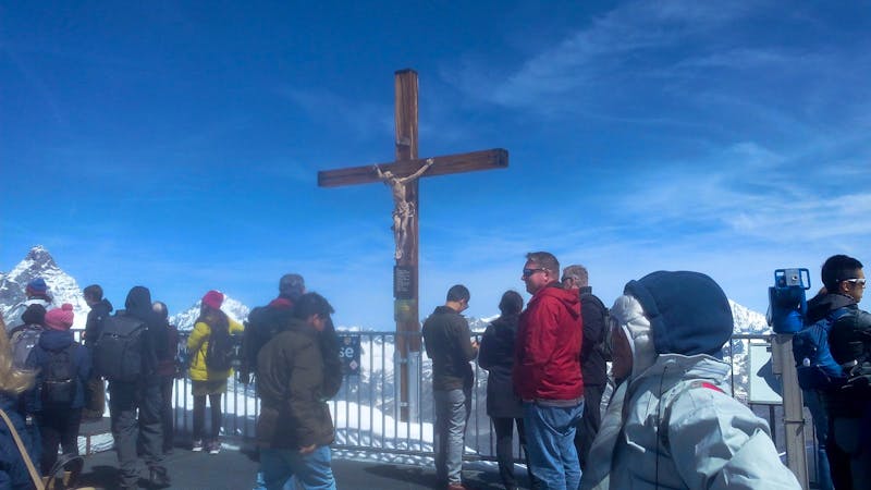 Kleines Matterhorn- unsere Fahrt dahin - ©Gisela Gerlach
