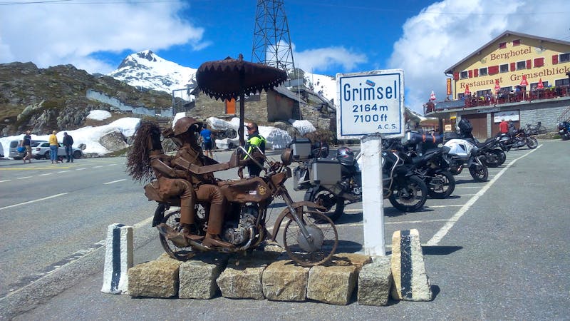 Fahrt über den Grimselpass - ©Gisela Gerlach