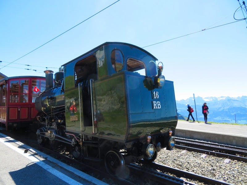 Fahrt mit dem Dampfzug auf die Rigi - ©Annette Weise