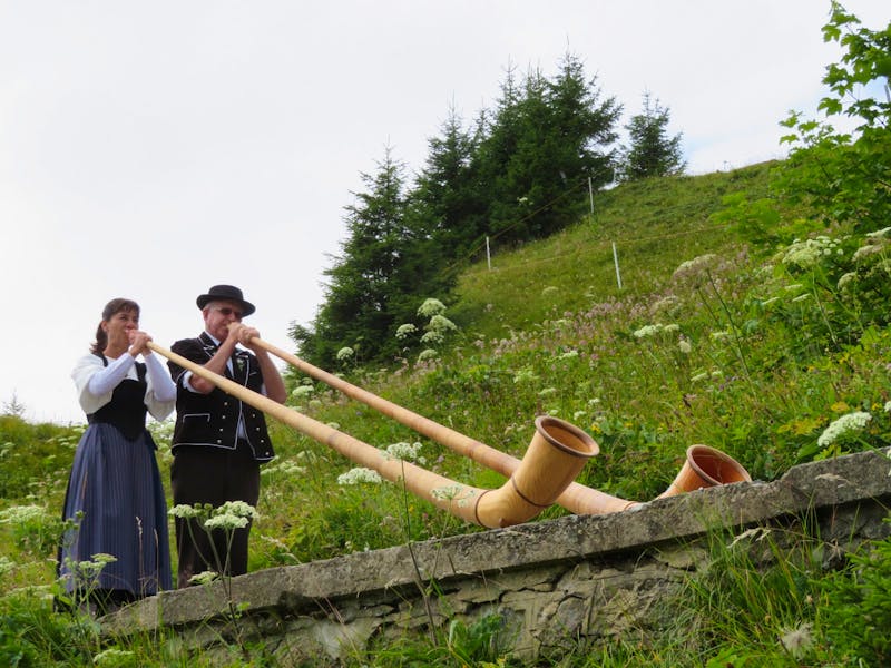 Auf der Schynigen Platte - Alphornbläser - ©Annette Weise