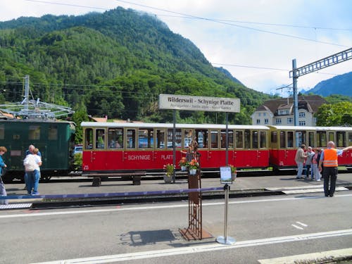 Fahrt auf die Schynige Platte - Bahnhof Wilderwil &ndash; &copy; Annette Weise