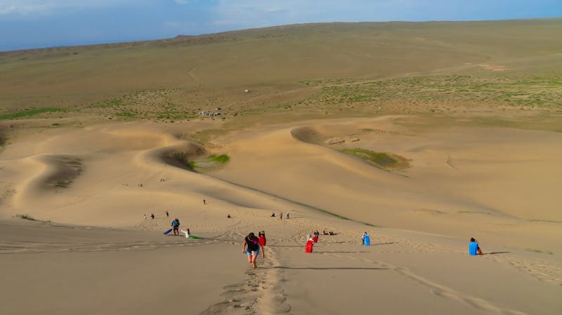 Chongor-Sanddüne in der Wüste Gobi - ©Rico Manns - Eberhardt TRAVEL