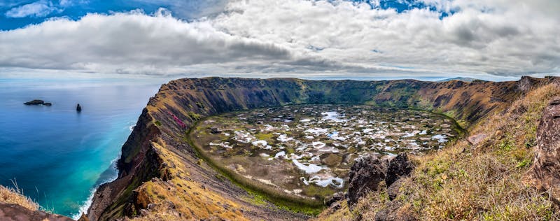 Orongo - Krater des Rano Kau - ©©thomaslusth - stock.adobe.com