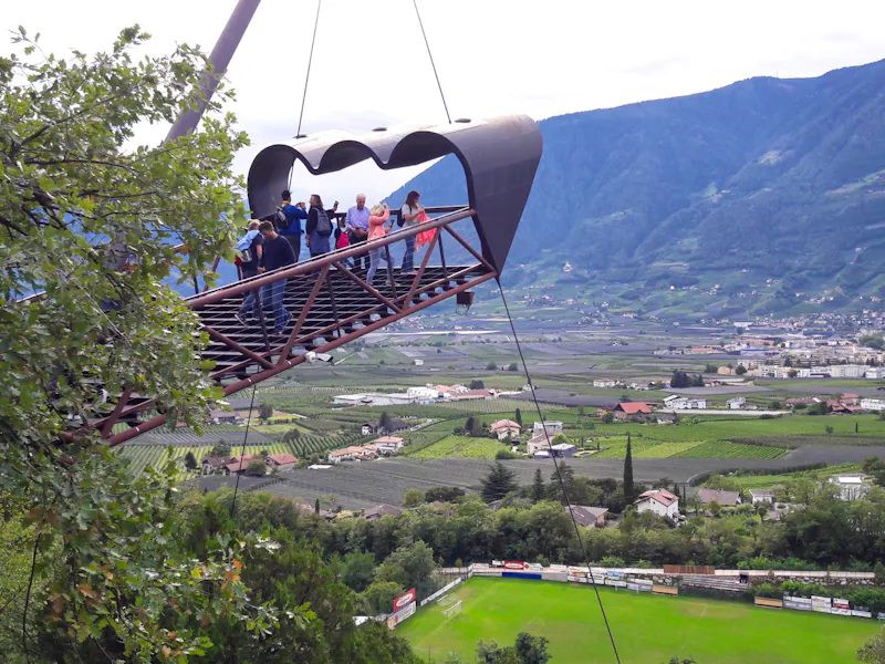Skywalk am Schloss Trauttmansdorf - &copy;Walburga Lindner