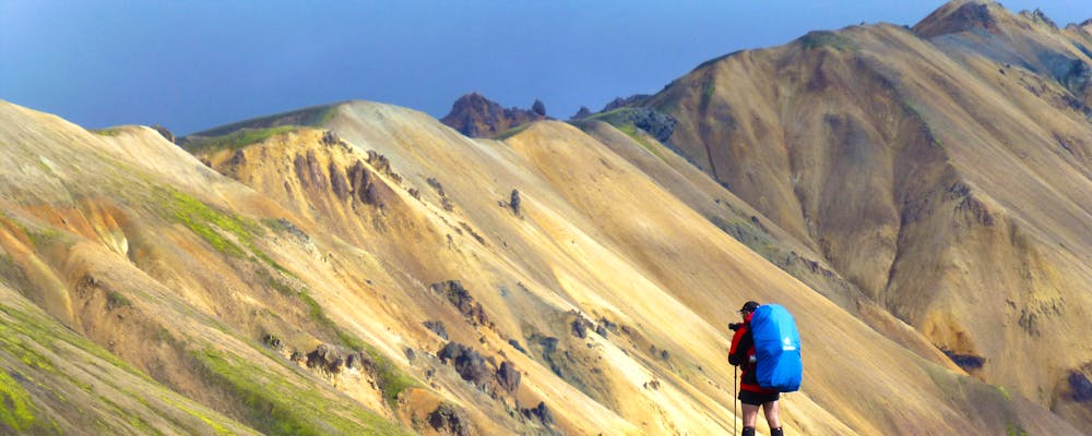 Wanderung im Hochland Landmannalaugar - farbige Berge – © Kristin Weigel