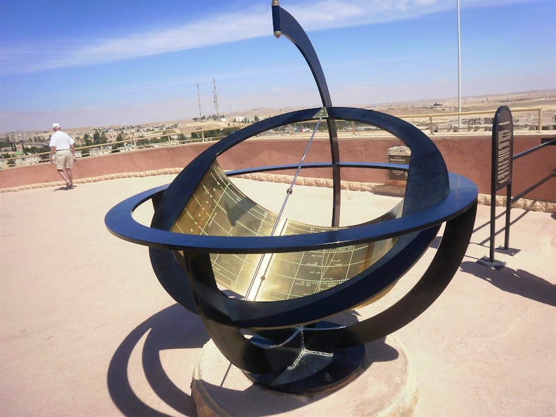 astronomische Uhr - Mitzpe Ramon - ©Katrin Deutschbein