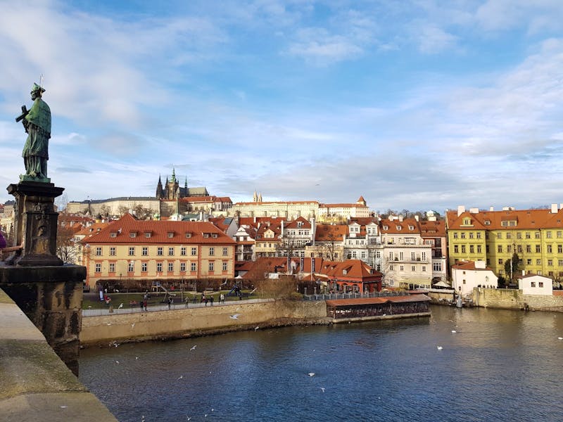 Blick auf die Prager Burg von der Karlsbrücke - ©Madlen Häschel
