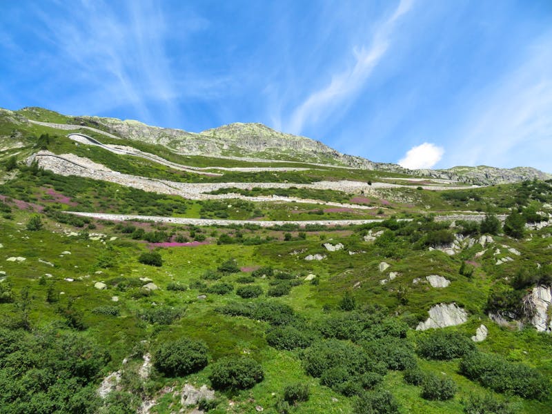 Fahrt mit der Furka-Dampfbahn - Grimselpass-Straße - ©Annette Weise