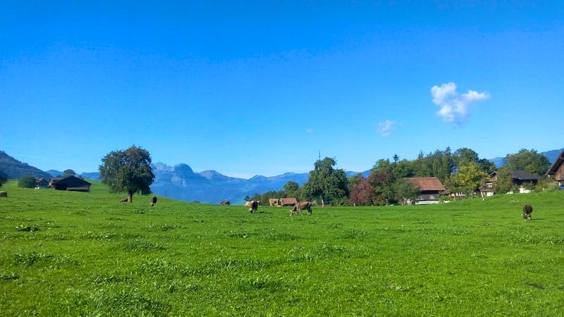 Flüeli Ranft, Blick vom Hotel aus - ©Gisela Gerlach
