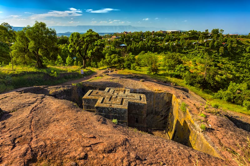 Ethiopien – Lalibela, Felsenkirche Saint George - &copy;WitR - stock.adobe.com