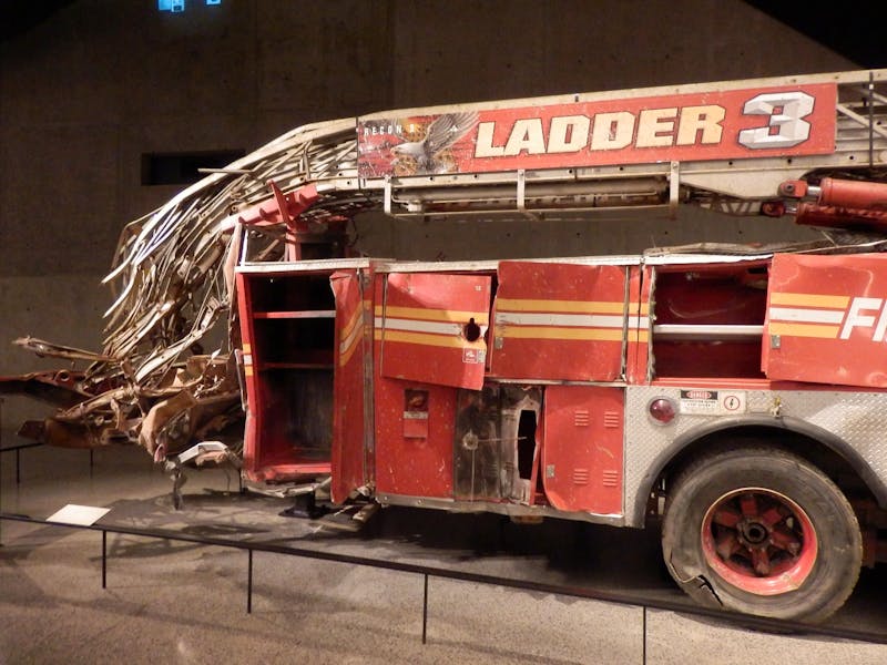 Feuerwehrauto im 9/11 Museum  - ©Kristin Werner
