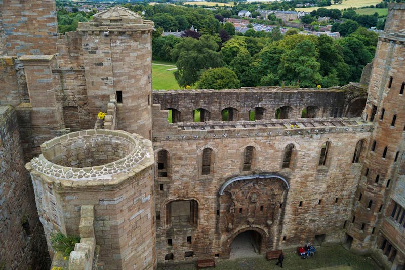 Linlithgow Palace vom Margareth'S Bower aus gesehen - ©Andreas Böcker