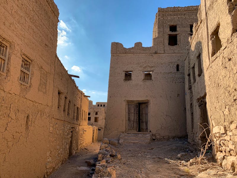Oase Al Hamra - Lehmziegelbauten - ©Ralf Mehnert