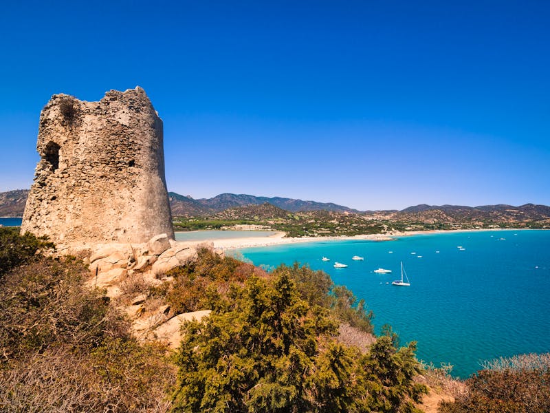The Spanish watchtower bei Villasimius - ©isaac74 - stock.adobe.com