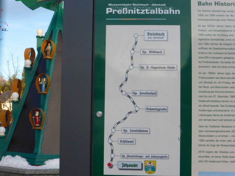 Streckenführung der Preßnitztalbahn - ©Birgit Hornung