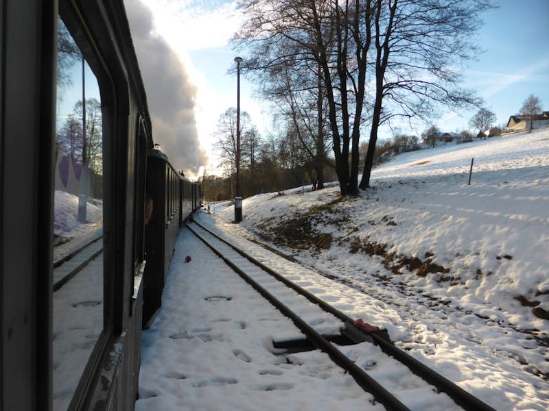 Auf Fahrt mit der Preßnitztalbahn - ©Birgit Hornung
