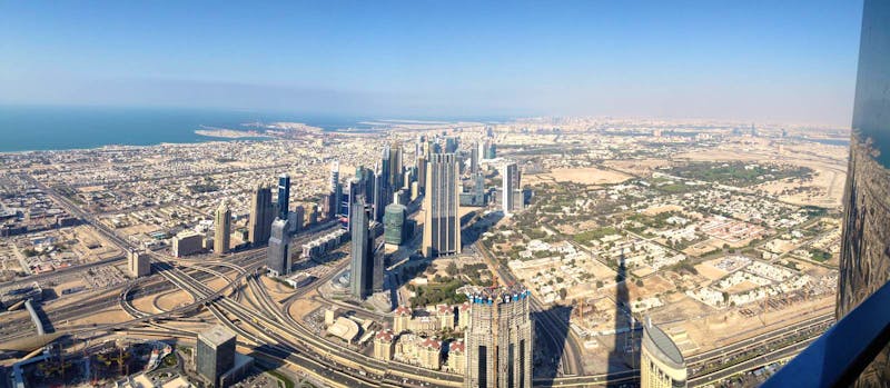 Dubai von oben - Blick vom Burj Khalifa - ©Patrick Fritzsche